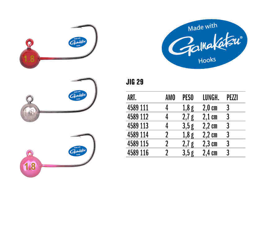 FREESTYLE TUNGSTENO METALLIC JIG HEAD FASSA